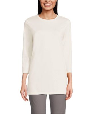 Women's 3/4 Sleeve Cotton Supima Tunic