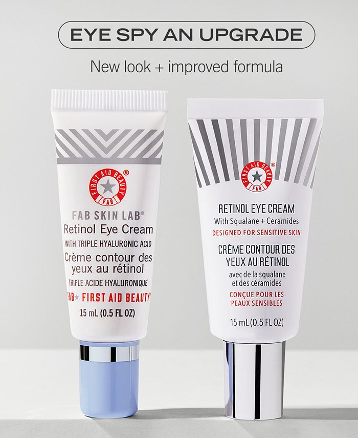 First Aid Beauty Retinol Eye Cream With Squalane + Ceramides, 0.5 oz