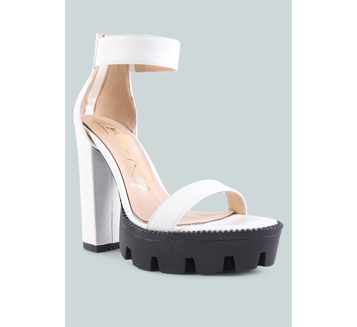Rattle Chunky High Block Heel Sandals