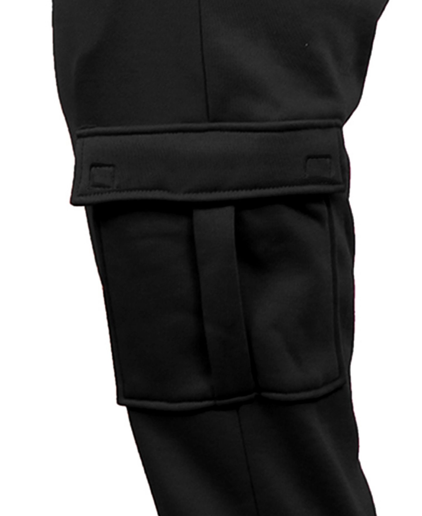 Мужские брюки Blue Ice Heavyweight Fleece-Lined Cargo Jogger Sweatpants, цвет: Чёрный — фото 4