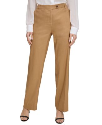 Calvin Klein - Women's Extended Button Tab Pants