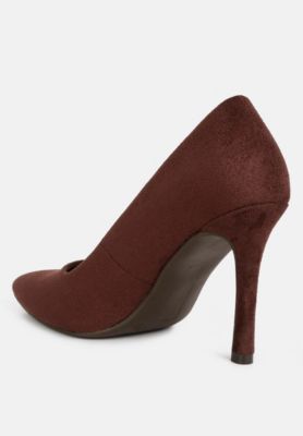 Women gilmore suede formal stiletto pumps