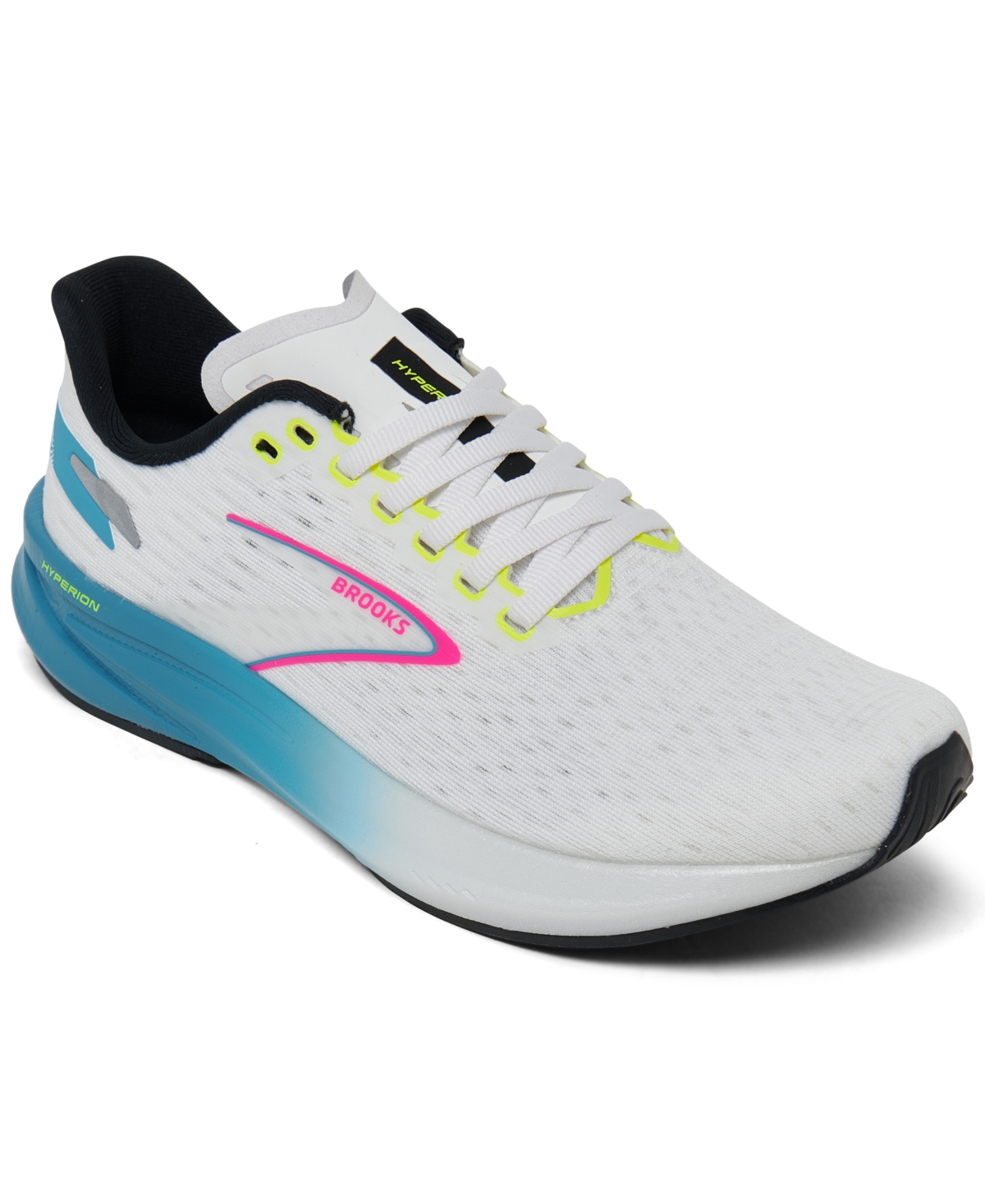 Women's Hyperion Running Sneakers from Finish Line - White, Blue, Pink