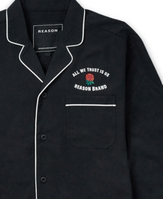 Причина по которой Мужчины - Это Все чему мы доверяем Тканая рубашка с длинным рукавом 8790₽