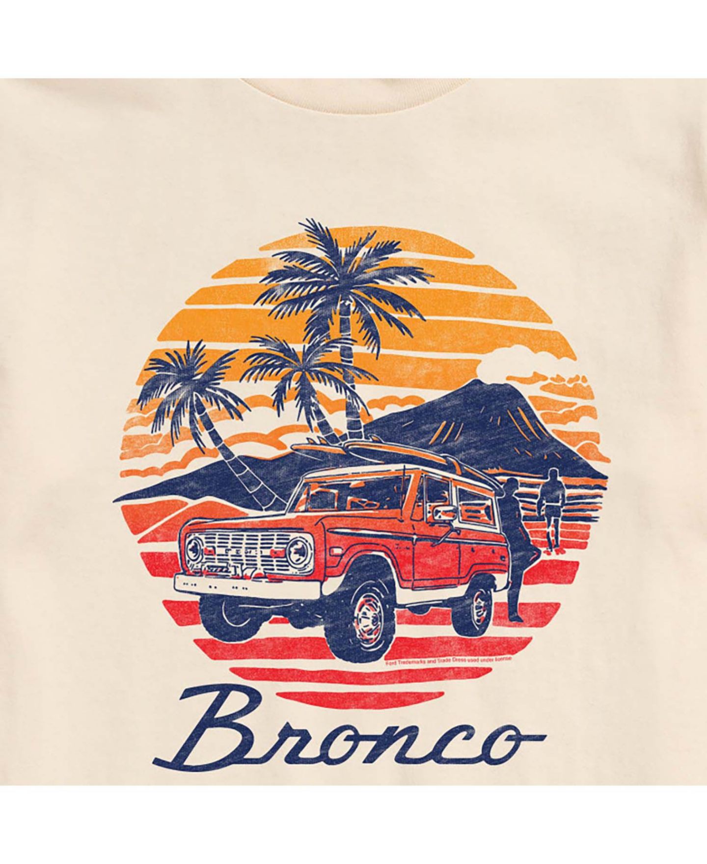 Мужская футболка AIRWAVES Ford Short Sleeve, цвет: Бежевый / Хаки — фото 3