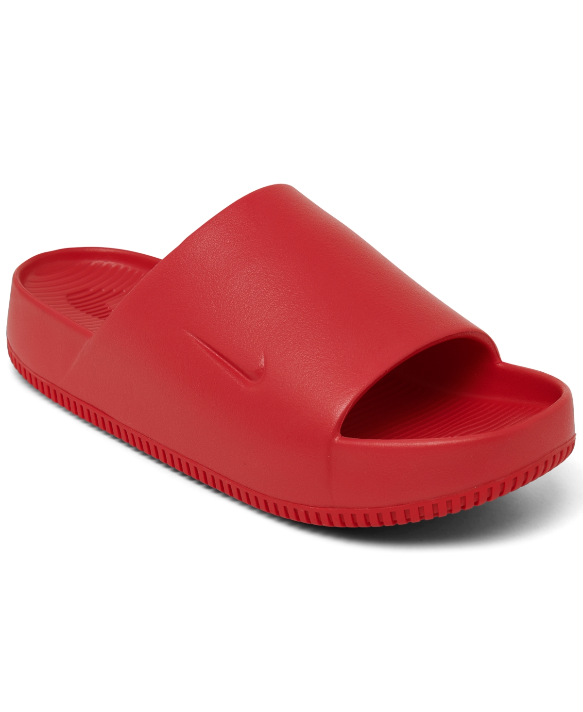 Men's Calm Slide Sandals from Finish Line - University Red, Red
