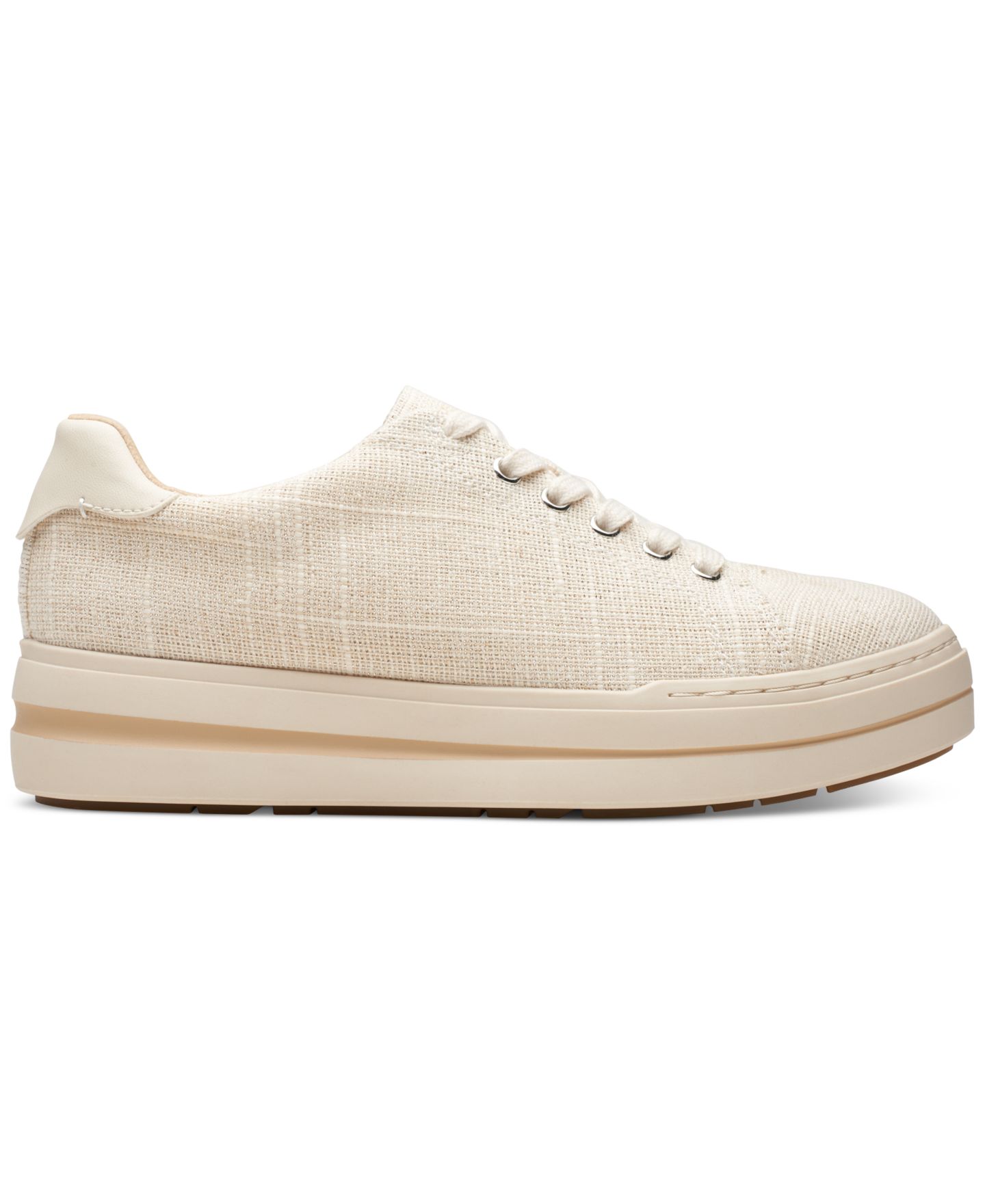 Женские кроссовки Clarks Cloudsteppers Audreigh Sun Lace-up Platform, цвет: Натуральный — фото 2