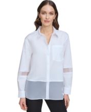 DKNY White Womens Tops Macy s