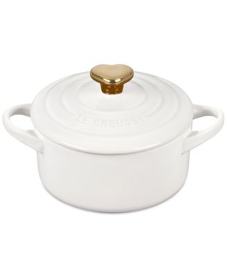 Le Creuset - Figural Heart Collection Stoneware Mini Round Cocotte