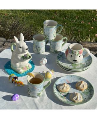Easter Morning Figural Bunny Teapot