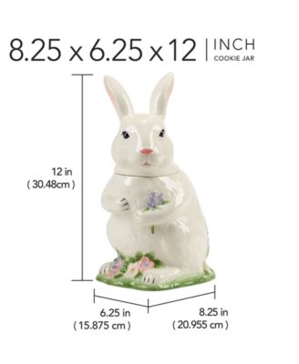 Easter Morning Figural Bunny Cookie Jar