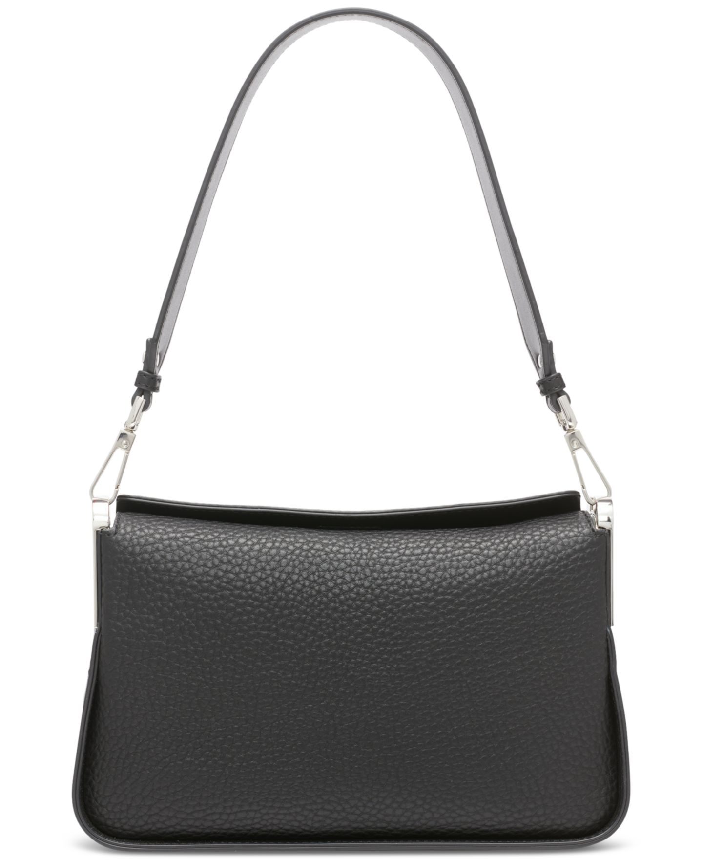 Женская сумка Calvin Klein Fay Demi Shoulder with Magnetic Top Closure, цвет: Чёрный / Серебряный — фото 2