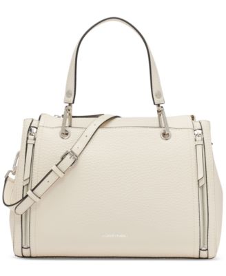 Garnet Triple Compartment Top Zipper Satchel