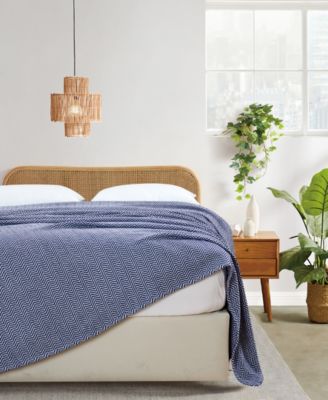 Herringbone Cotton Blanket, King