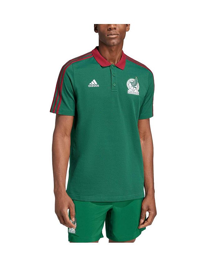 adidas Men's Green Mexico National Team DNA AEROREADY® Polo Shirt Macy's