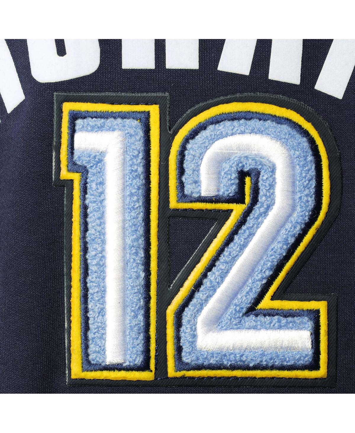 Pro Standard Men's  Ja Morant Navy Memphis Grizzlies Player Pullover Hoodie In Navy