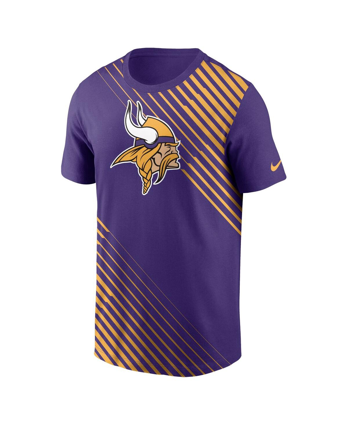 Men's NikeMinnesota Vikings Yard Line Fashion Asbury T-shirt - Purple