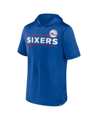Men's Royal Philadelphia 76ers Possession Hoodie T-shirt