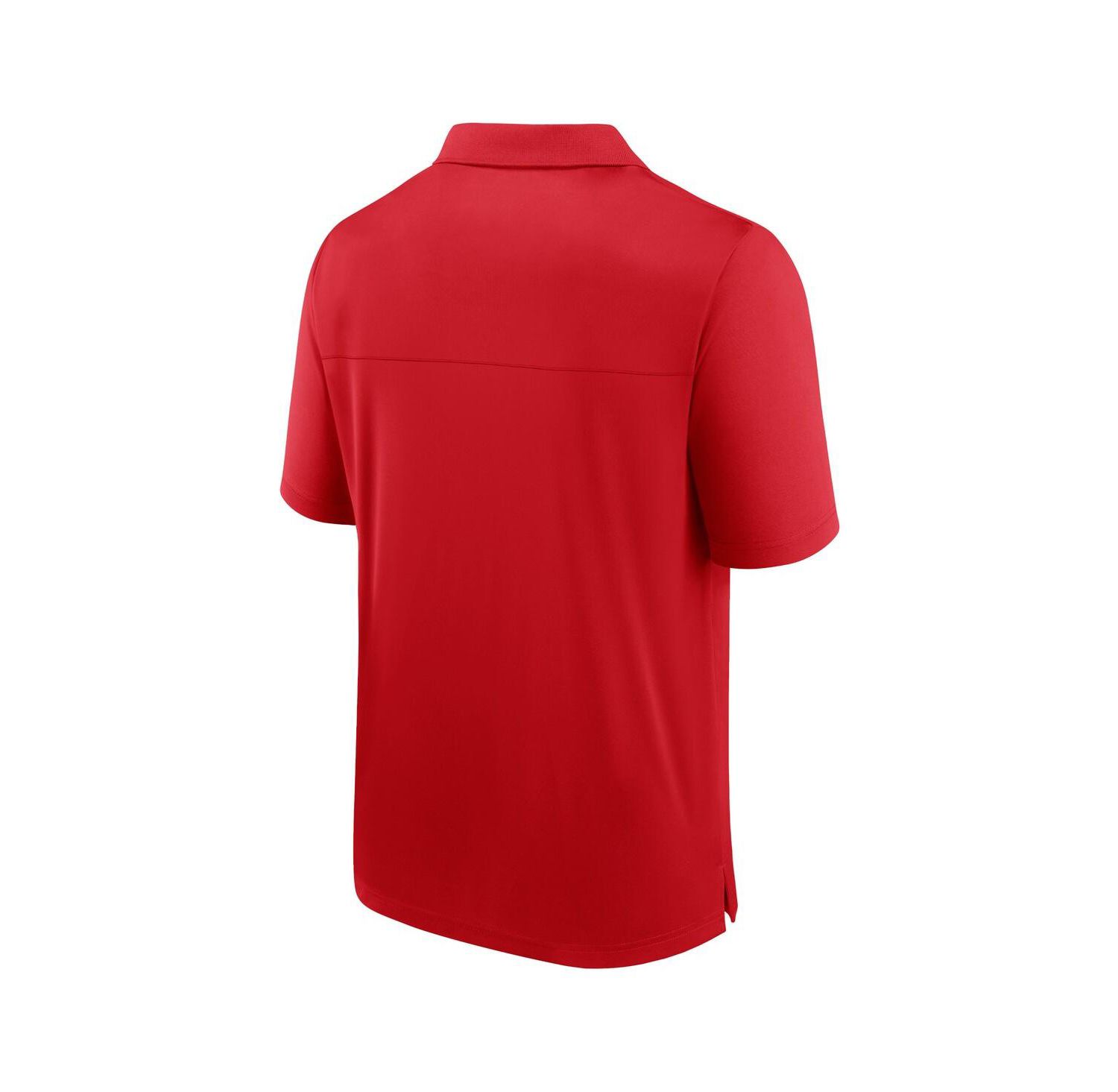 Men's Red New Jersey Devils Left Side Block Polo Shirt