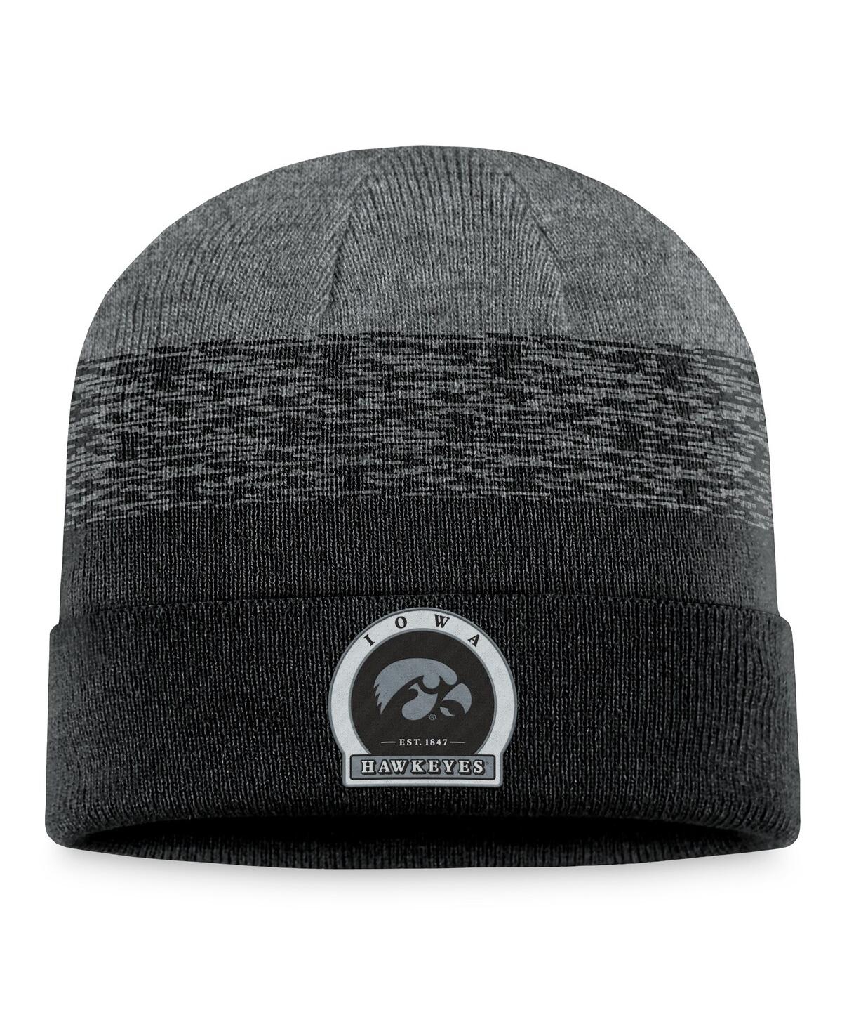 Top Of The World Men's  Heather Black Penn State Nittany Lions Frostbite Cuffed Knit Hat