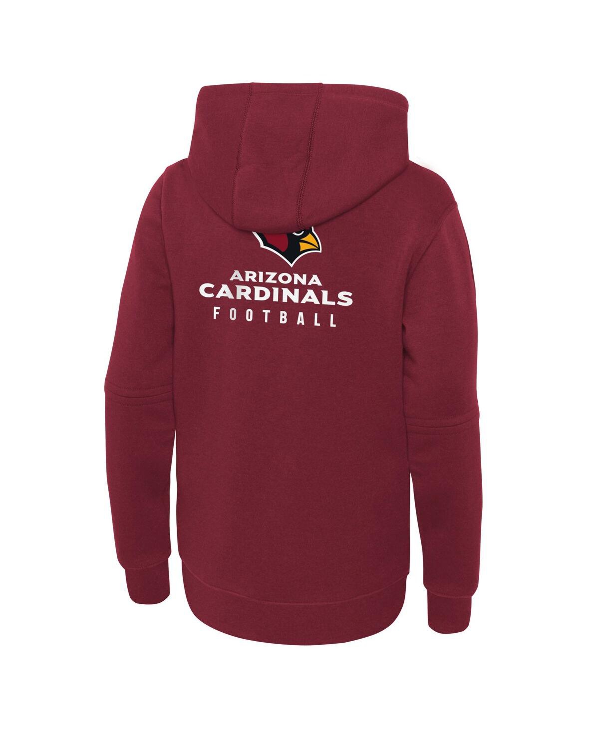 Shop Nike Big Boys  Cardinal Arizona Cardinals 2023 Sideline Club Fleece Pullover Hoodie
