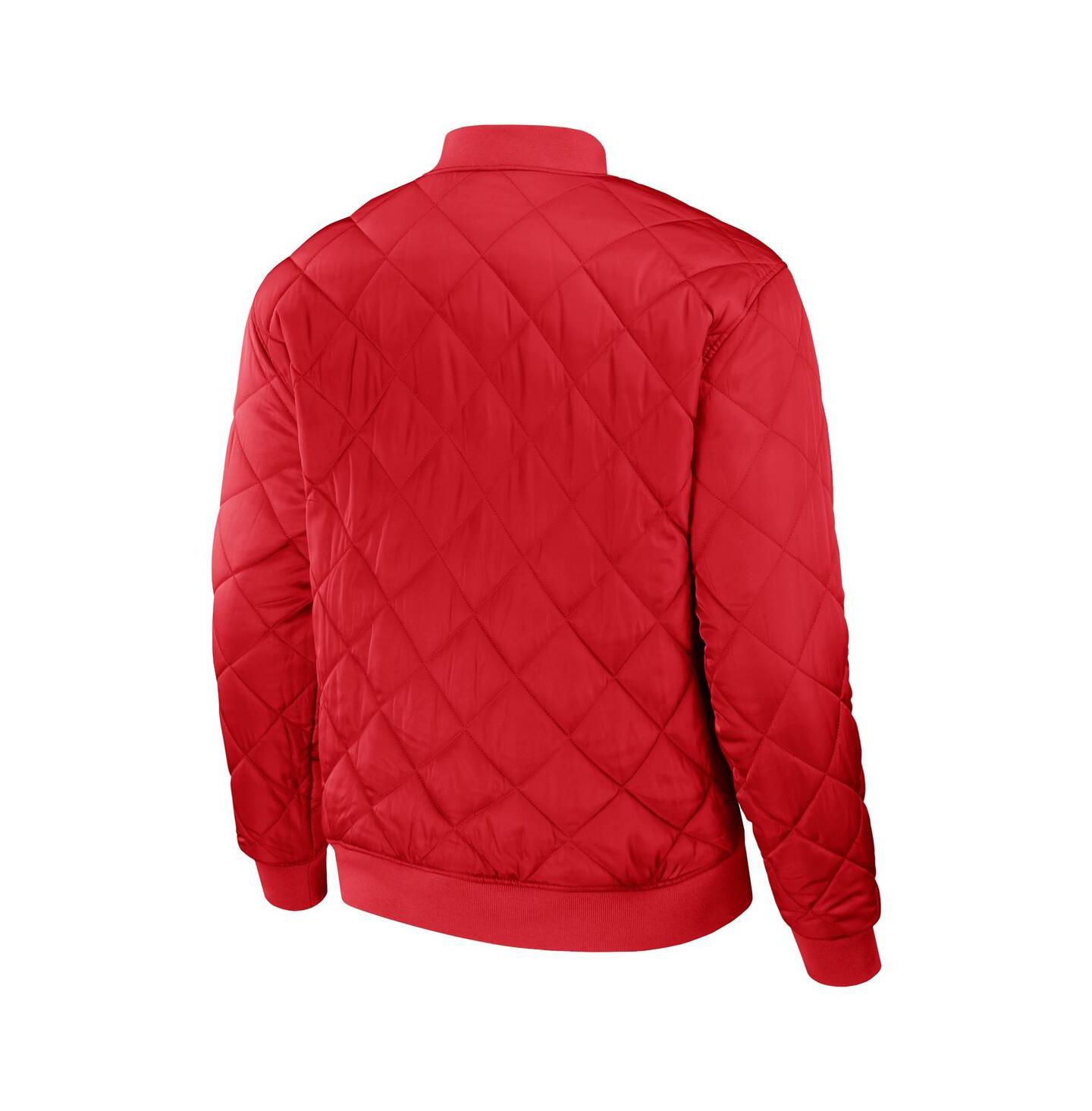 Мужская куртка Fanatics Darius Rucker Collection by Black, Red Chicago Cubs Reversible Full-Zip Bomber — фото 3