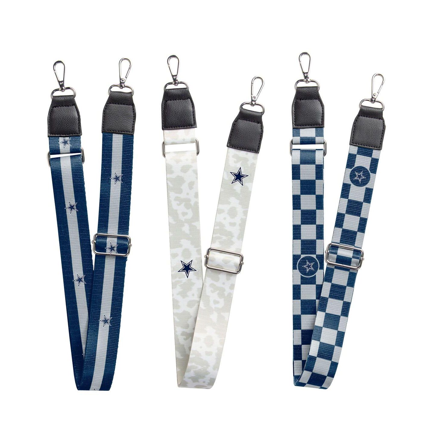 Женские сумки Logo Brands Dallas Cowboys 3-Pack Bag Strap Set — фото 1