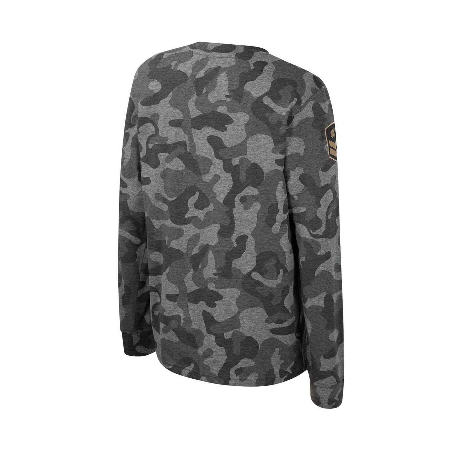 Big Boys Camo Michigan State Spartans OHT Military-Inspired Appreciation Dark Star Long Sleeve T-shirt