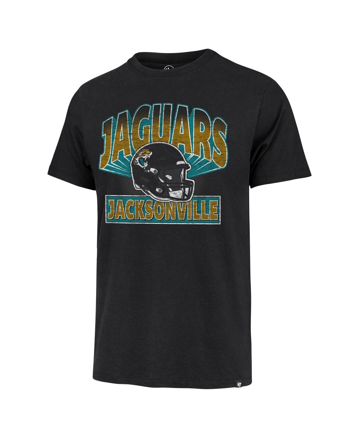 Shop 47 Brand Men's ' Black Distressed Jacksonville Jaguars Amplify Franklin T-shirt