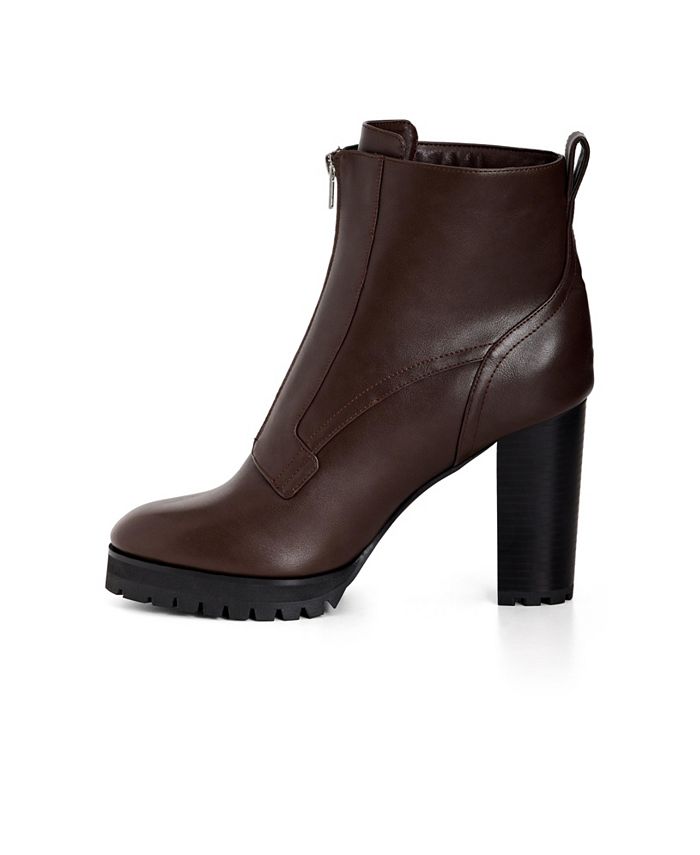 CITY CHIC Wide Fit Fern Ankle Boot - Macy's