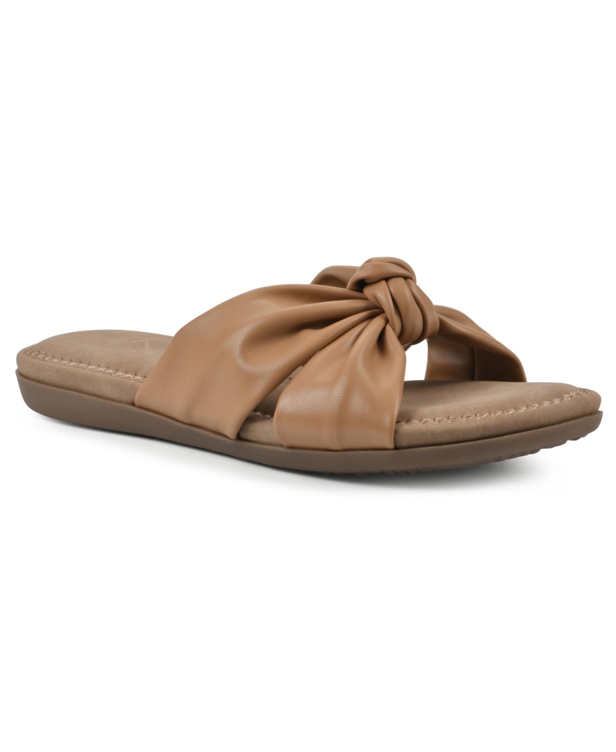Women's Favorite Slide Sandal - Tan Smooth- Polyurethane