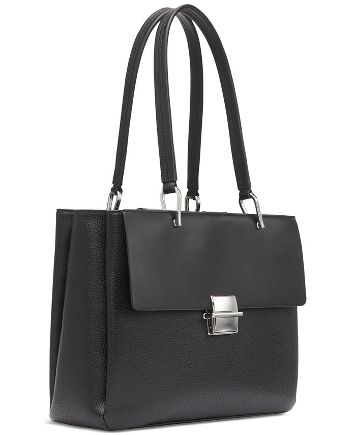 Calvin Klein Clove PushLock Triple Compartment Tote Bag Macy's
