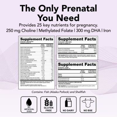 TheraNatal Complete Prenatal Vitamin with DHA (13 Week Supply)