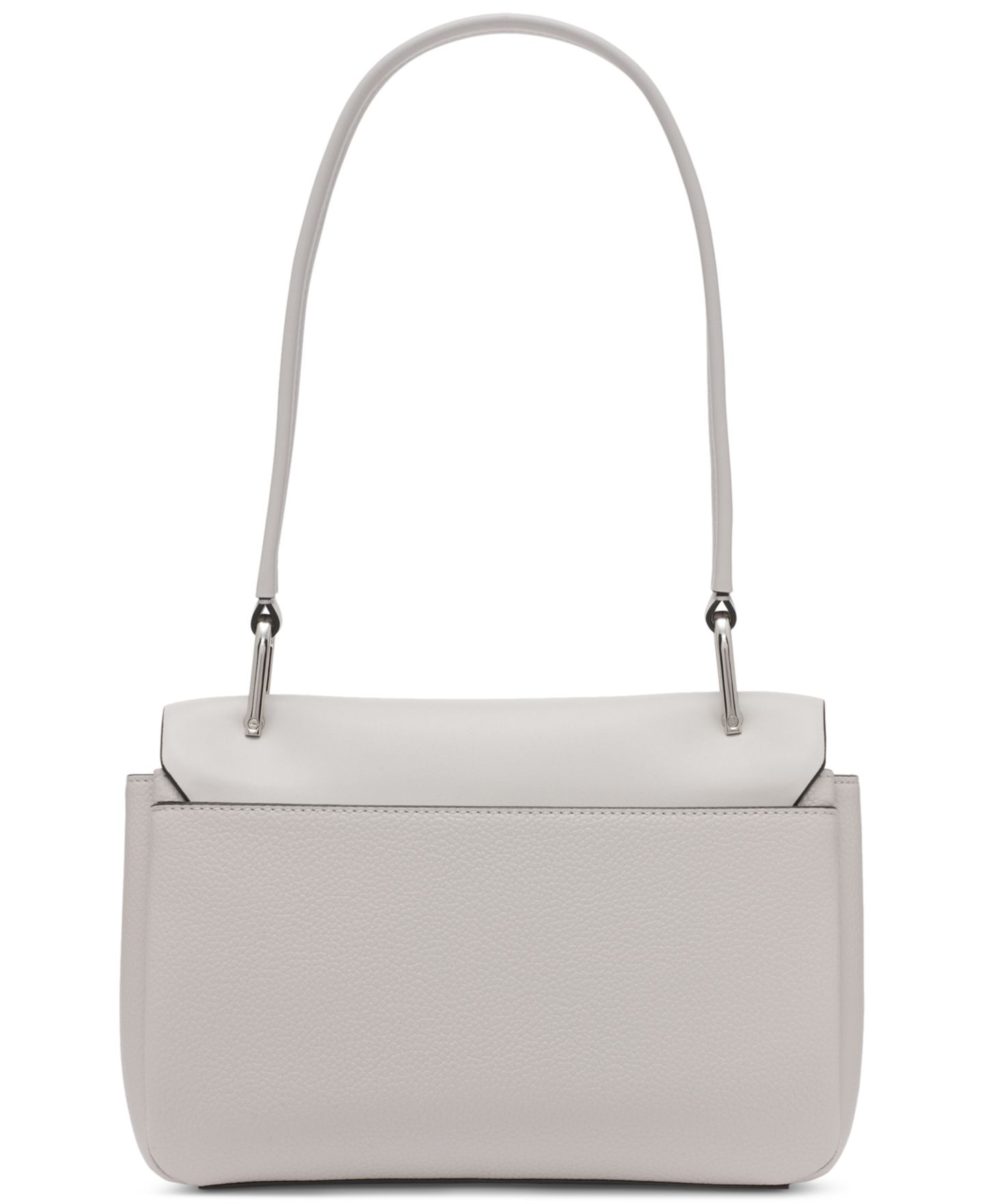 Женская сумка Calvin Klein Clove Push-Lock Shoulder, цвет: Серый — фото 3