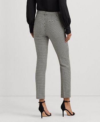 Lauren ralph lauren tartan skinny crop pants clearance