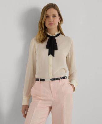 Ralph lauren womens tuxedo shirt best sale