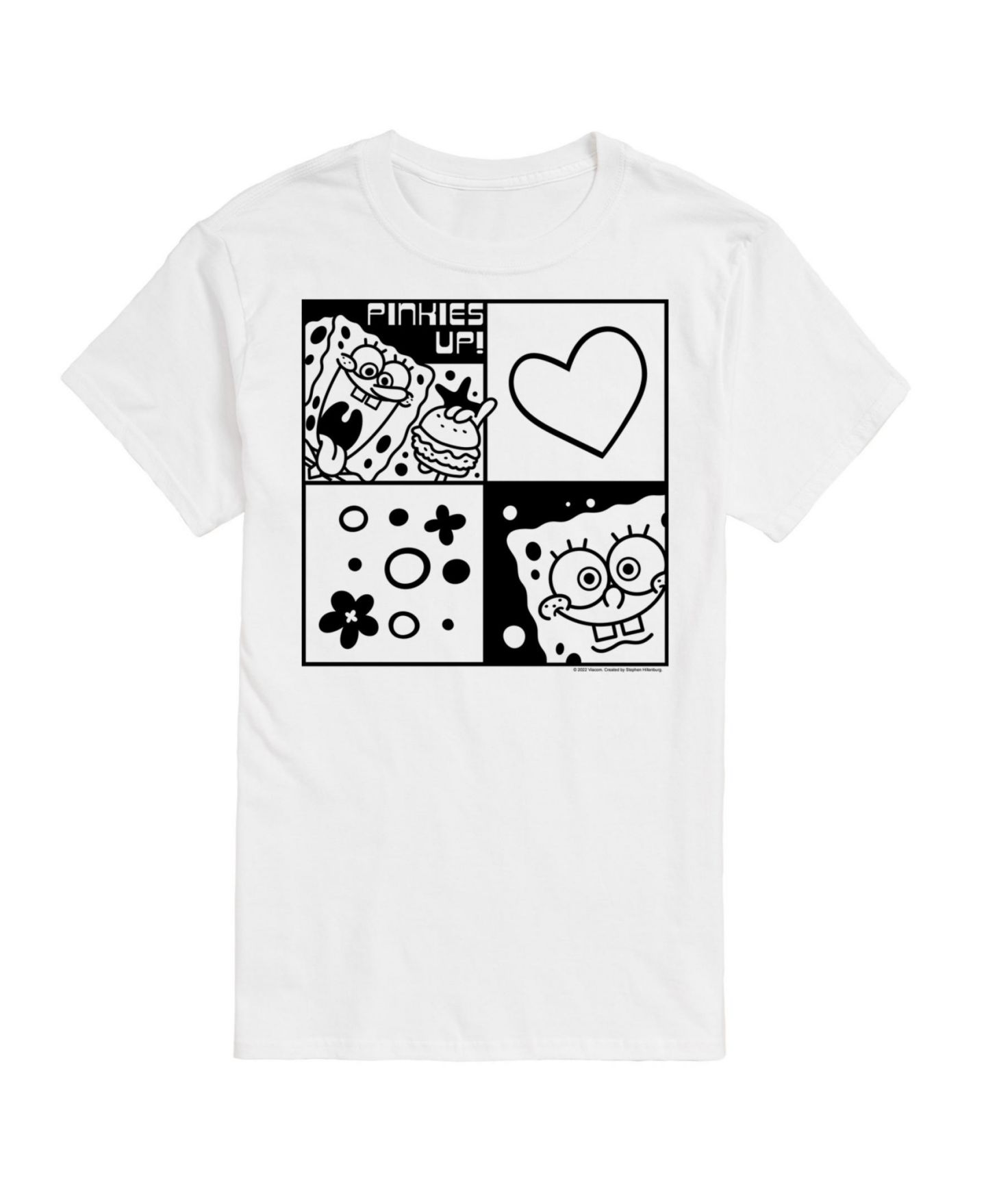 Мужская футболка AIRWAVES SpongeBob Short Sleeve, цвет: Белый — фото 1