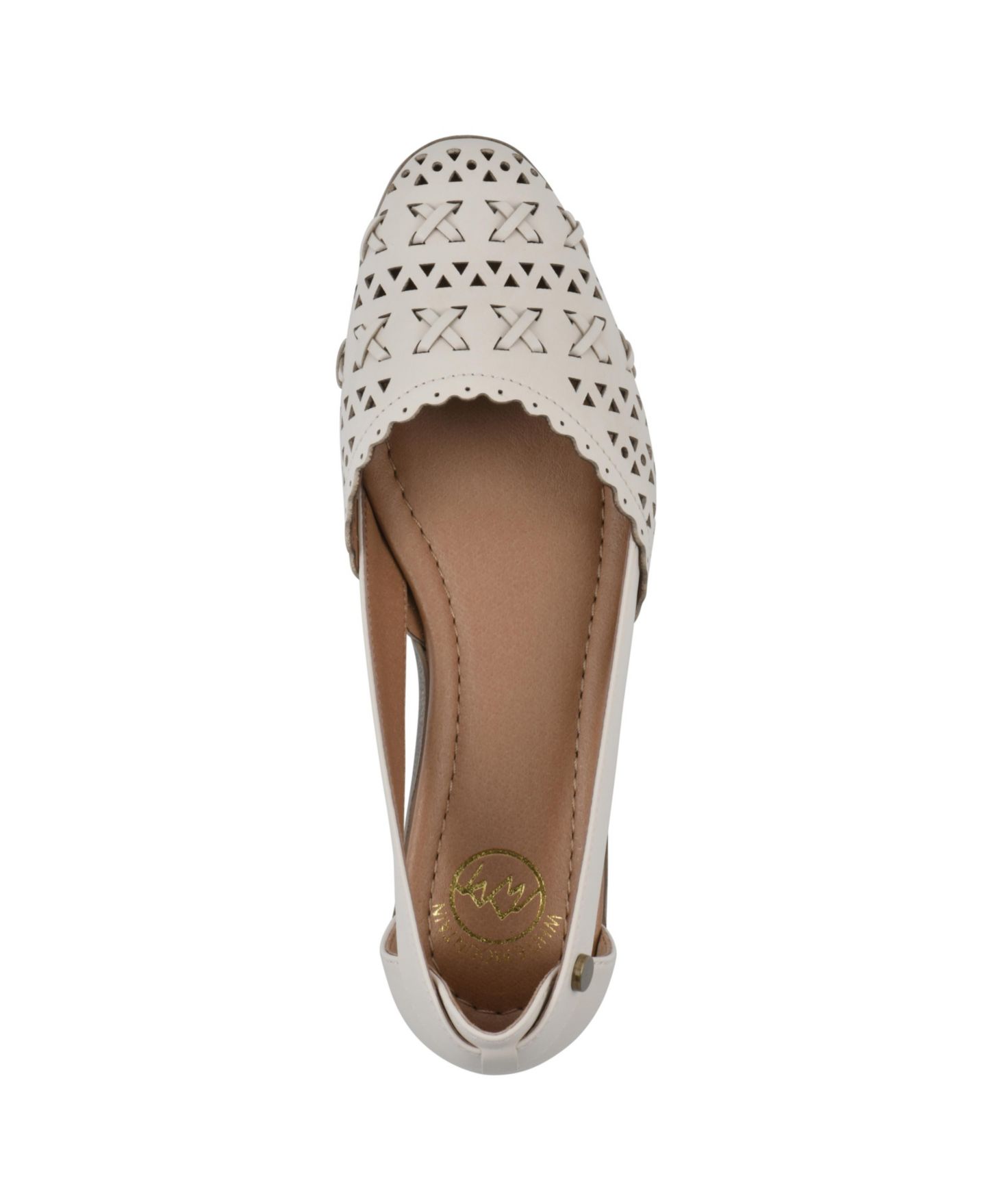 Женские балетки White Mountain Nobler Casual Flats, цвет: Яичная скорлупа гладкий — фото 4