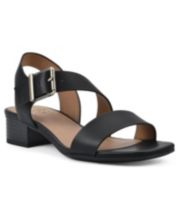 Macy's low cheap heel sandals
