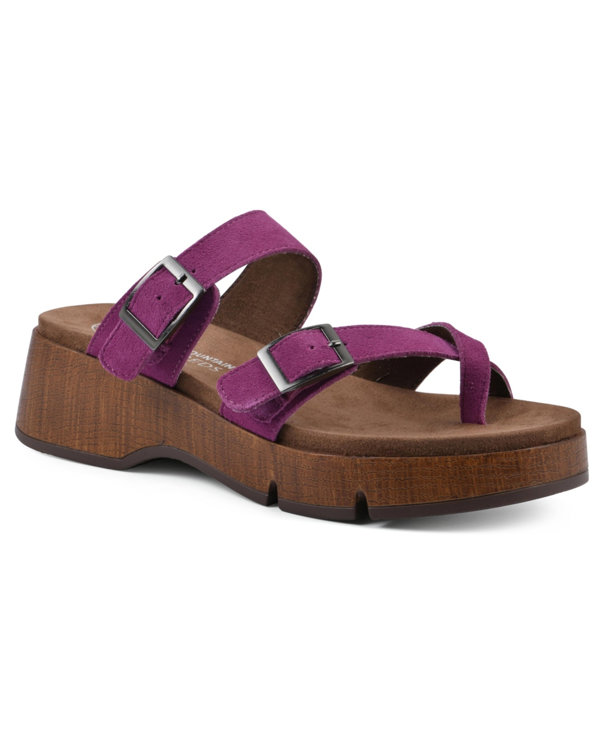 Lefter Platform Sandals - Brown Leather
