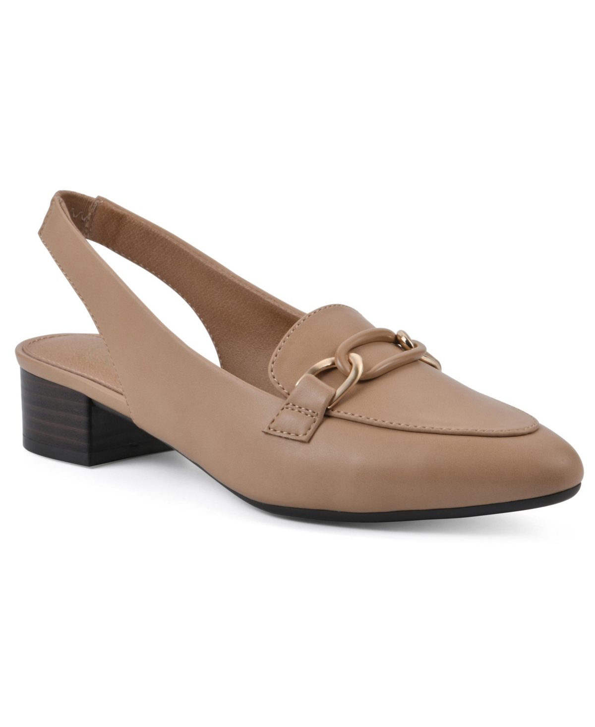Women's Boreal Slingback Loafers - Nude Smooth