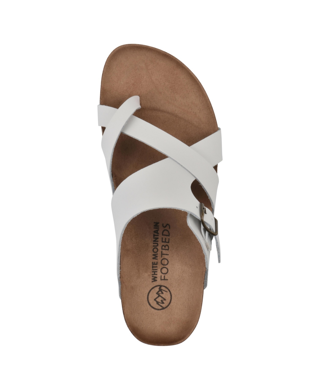 White Mountain Women's Graph Footbed Sandals