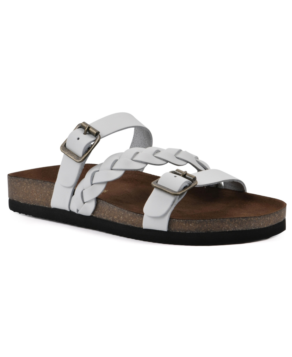 WHITE MOUNTAIN HUNTINGTON FOOTBED SANDALS