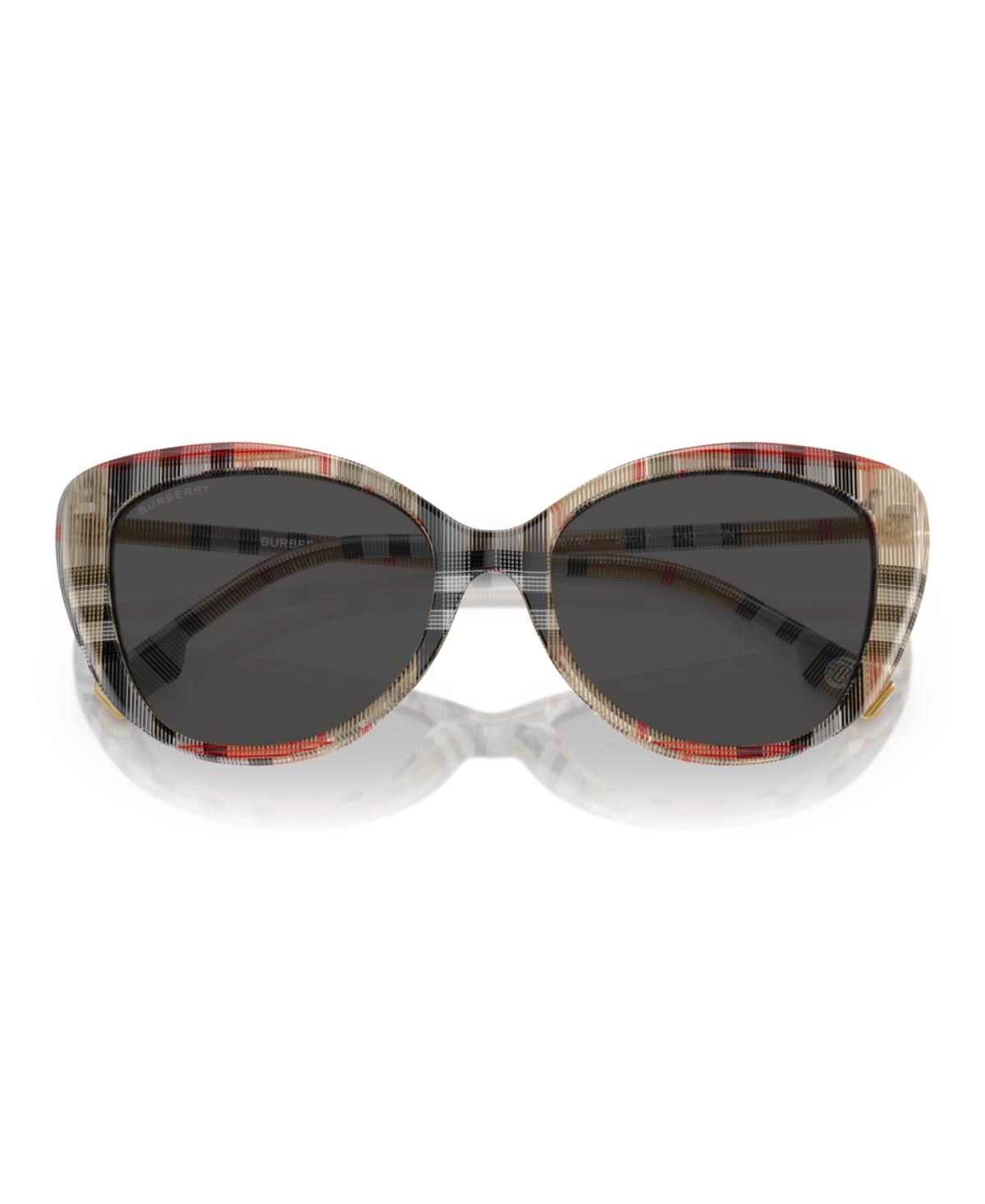 Burberry Dark Grey Cat Eye Ladies Sunglasses Be4407 408787 54 In Brown