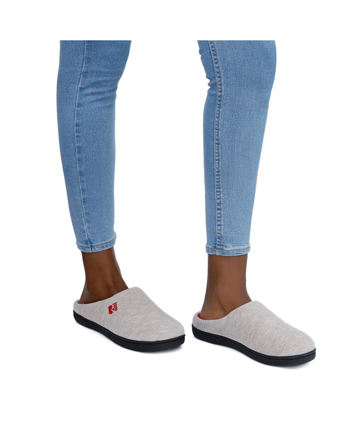 Rock Dove Women's Original Two-Tone Memory Foam Slipper -red