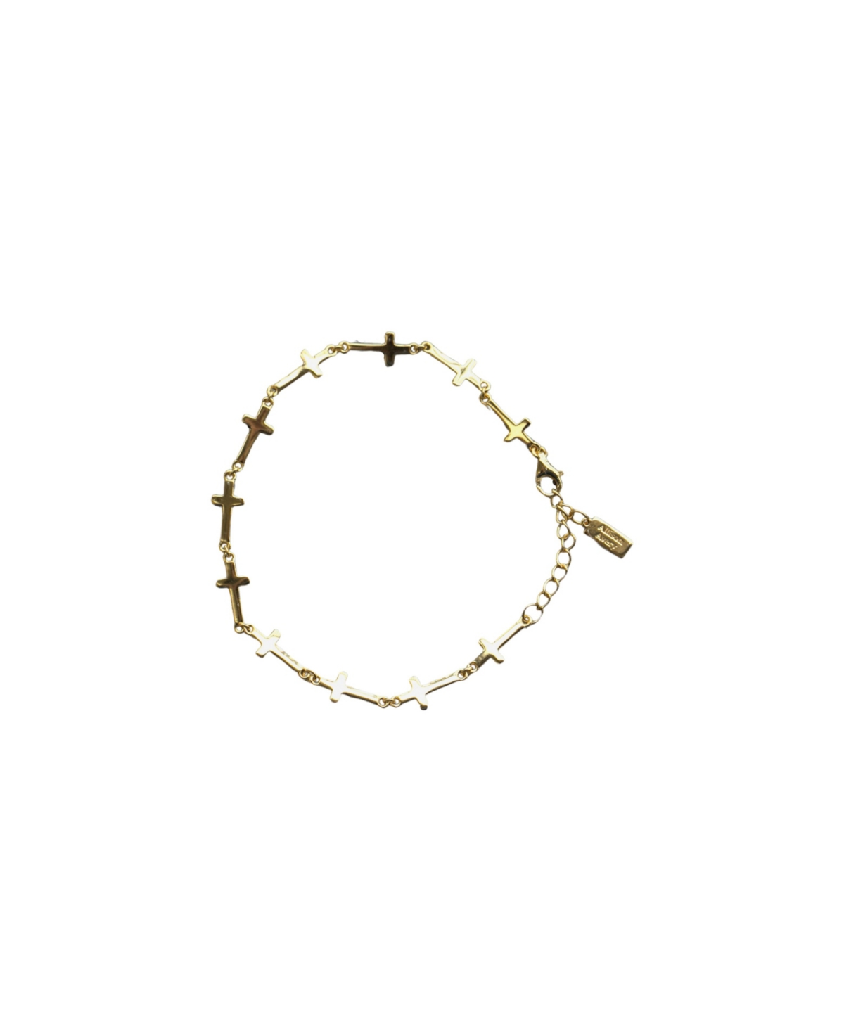 Cross Link Bracelet - Gold