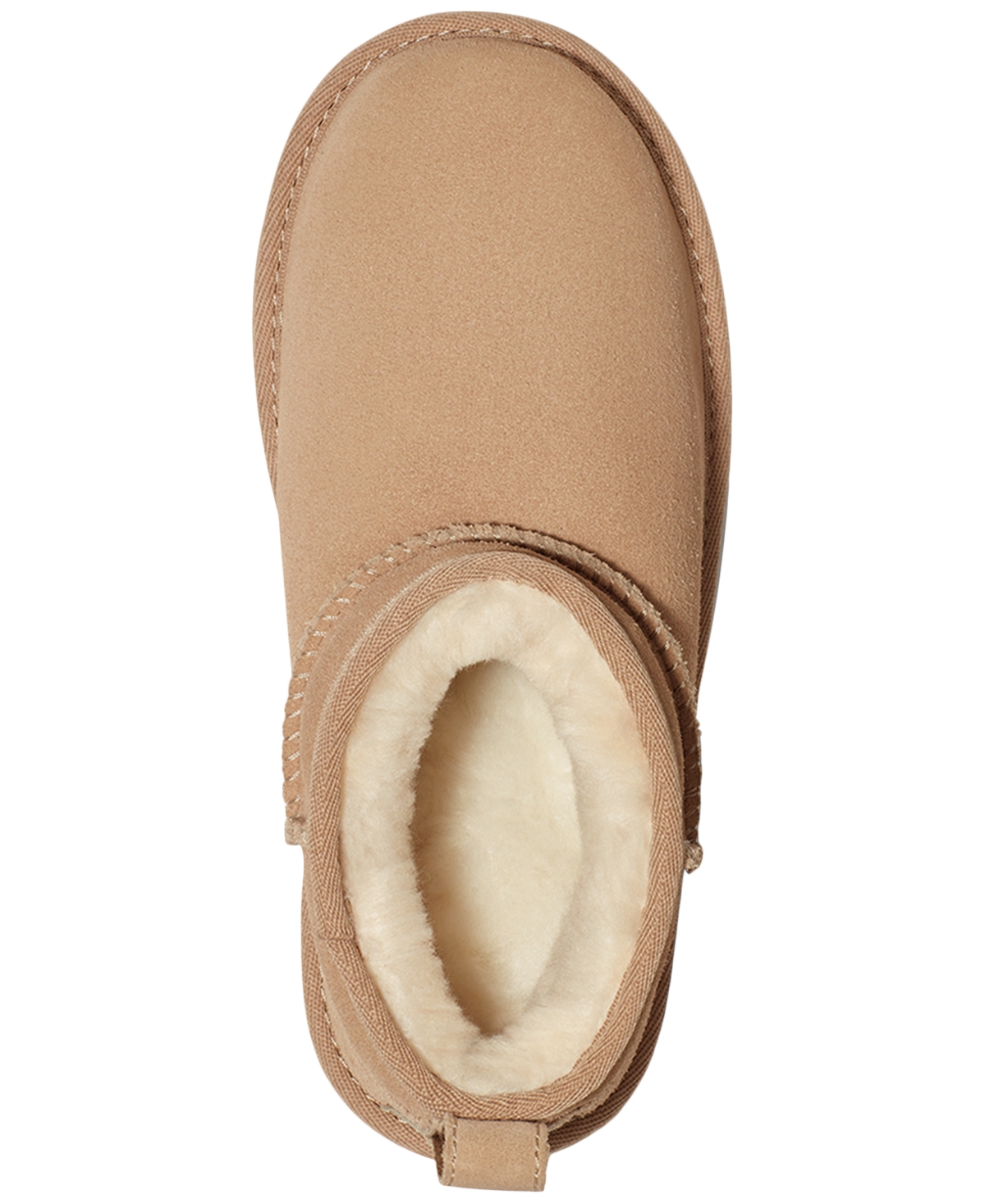 Shop Ugg Kids Classic Ultra Mini Platform Booties In Sand