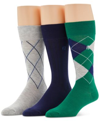 Perry Ellis Portfolio - Men's 3-Pk. Argyle Dress Socks