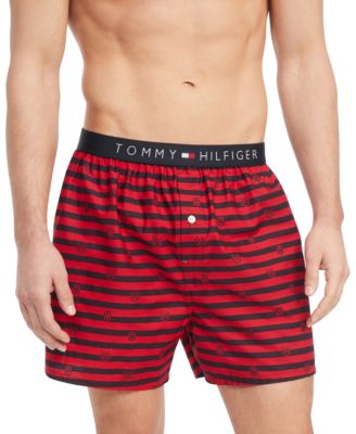 Tommy Hilfiger - Men's Striped Woven Boxers