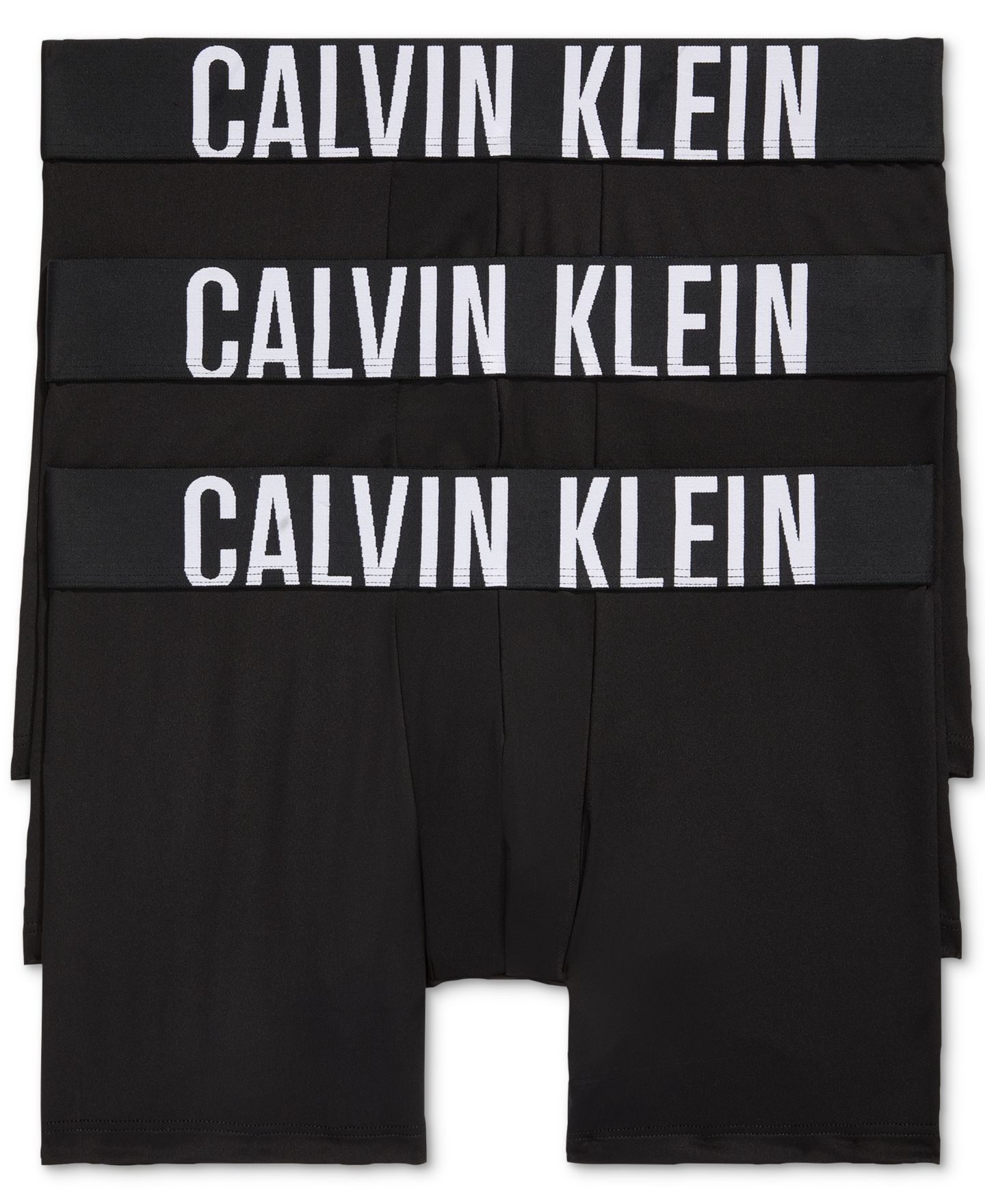 Трусы-боксеры Micro для мужчин, 3 шт. — Calvin Klein, цвет: Чёрный — фото 1